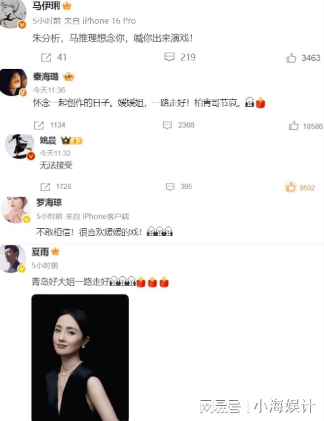世丈夫辛柏青悲痛发文赵丽颖等多位明星悼念PG麻将胡了免费模拟器演员朱媛媛患癌去(图2)